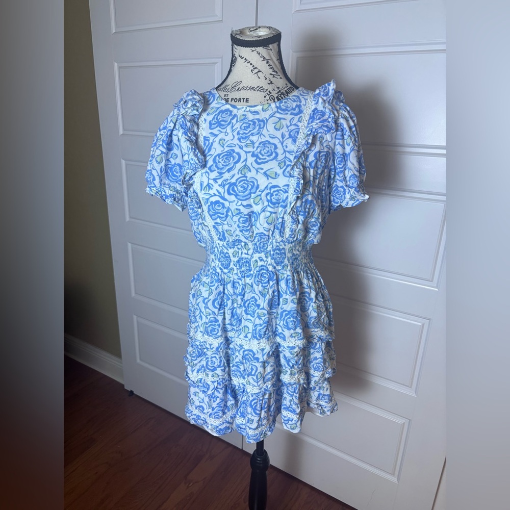 Sail To Sable Lately Flutter Sleeve Ruffles Mini Dress - Picture 3 of 6